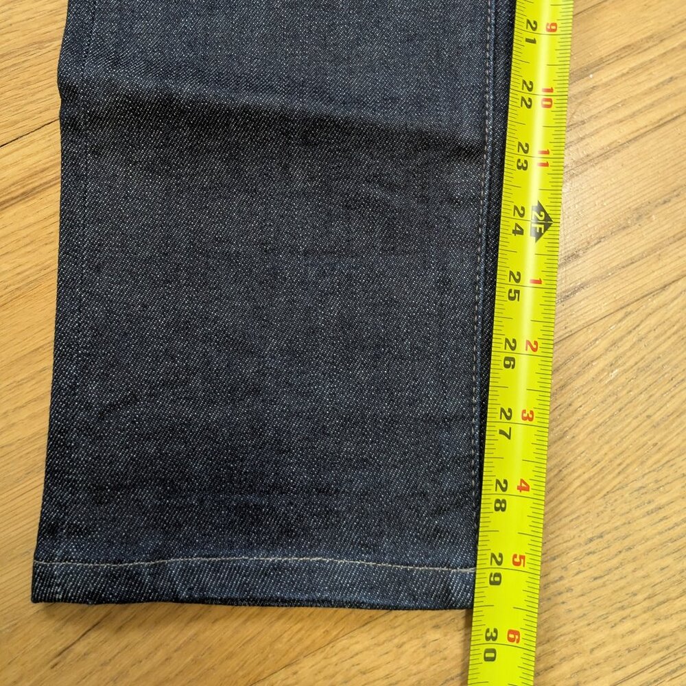 Uniqlo Slim Straight Selvedge Jeans 35 x30 - Picture 4 of 4